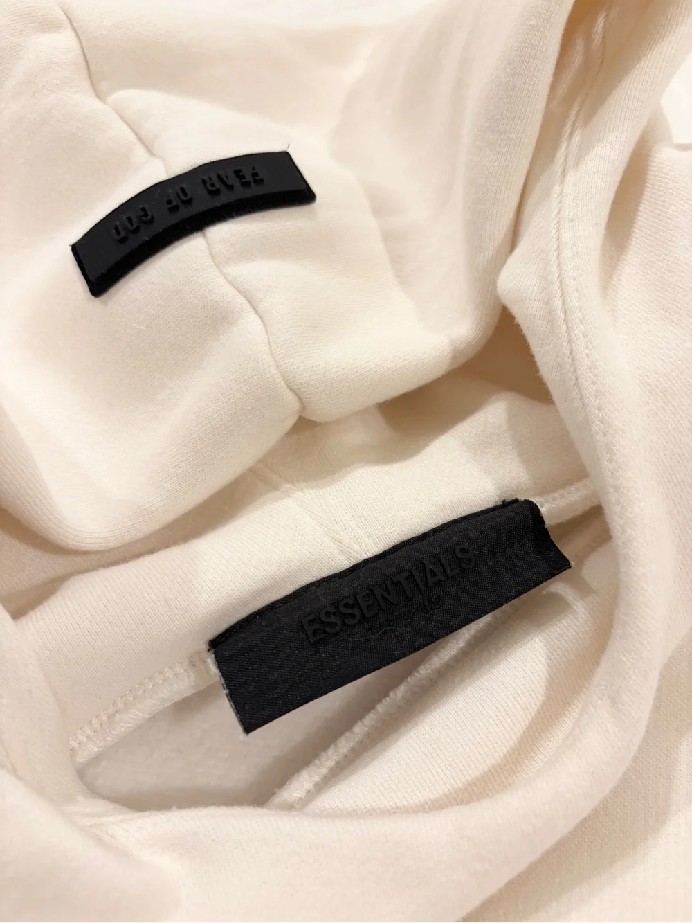 Fear of God Essentials Cloud Dancer Hoodie
